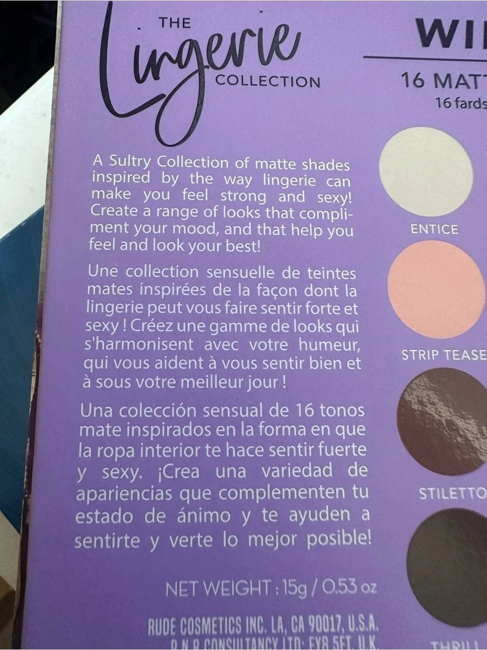 Colorful Eyeshadow Palette – Assorted Shades